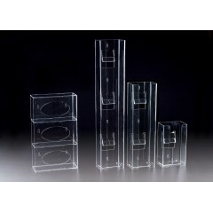 Plasdent ACRYLIC SIDE LOADING TRIPLE GLOVE DISPENSER   